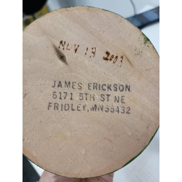 Vintage Hand Carved Wood Male Golfer Figurine Folk Art Hand Painted Golf Decor - Picture 2 of 7